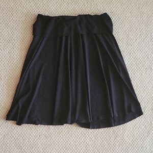 Tommy Bahama Layered Black Skirt Sz M